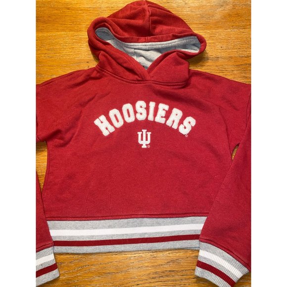 Juniors by Gen.2 Crop Hoosiers Hoodie Pullover - Picture 1 of 3
